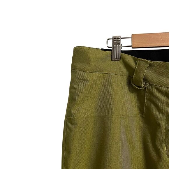 Anakie Abigal Slim Fit Insulated Snowboarding Ski Pants Green Size Large - Picture 3 of 8